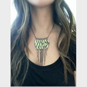Free People Iridescent Fringe Necklace